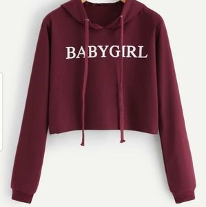 BabyGirl Crop Hoodie